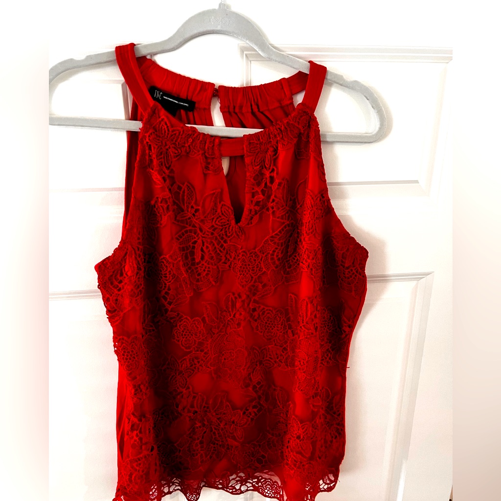 Red Lace Inc Halter